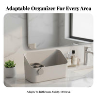 Multi-Compartment Organizer Space-Saving Compartmentalized Makeup organizer