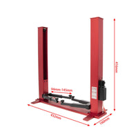 RC Car Repair Lift Realistic Simulation Two Post Car Lift Model Metal Construction for Garage Diorama, Workshop, Display Case