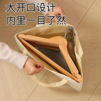 跨境三角衣架收纳袋大容量可手提储物收纳袋家用衣架收纳神器