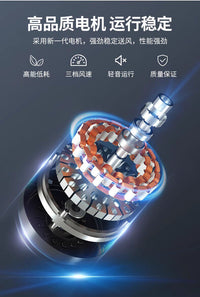 水晶风扇灯泡e27螺口家用led照明电扇厨房卧室2025新款吸顶吊扇灯