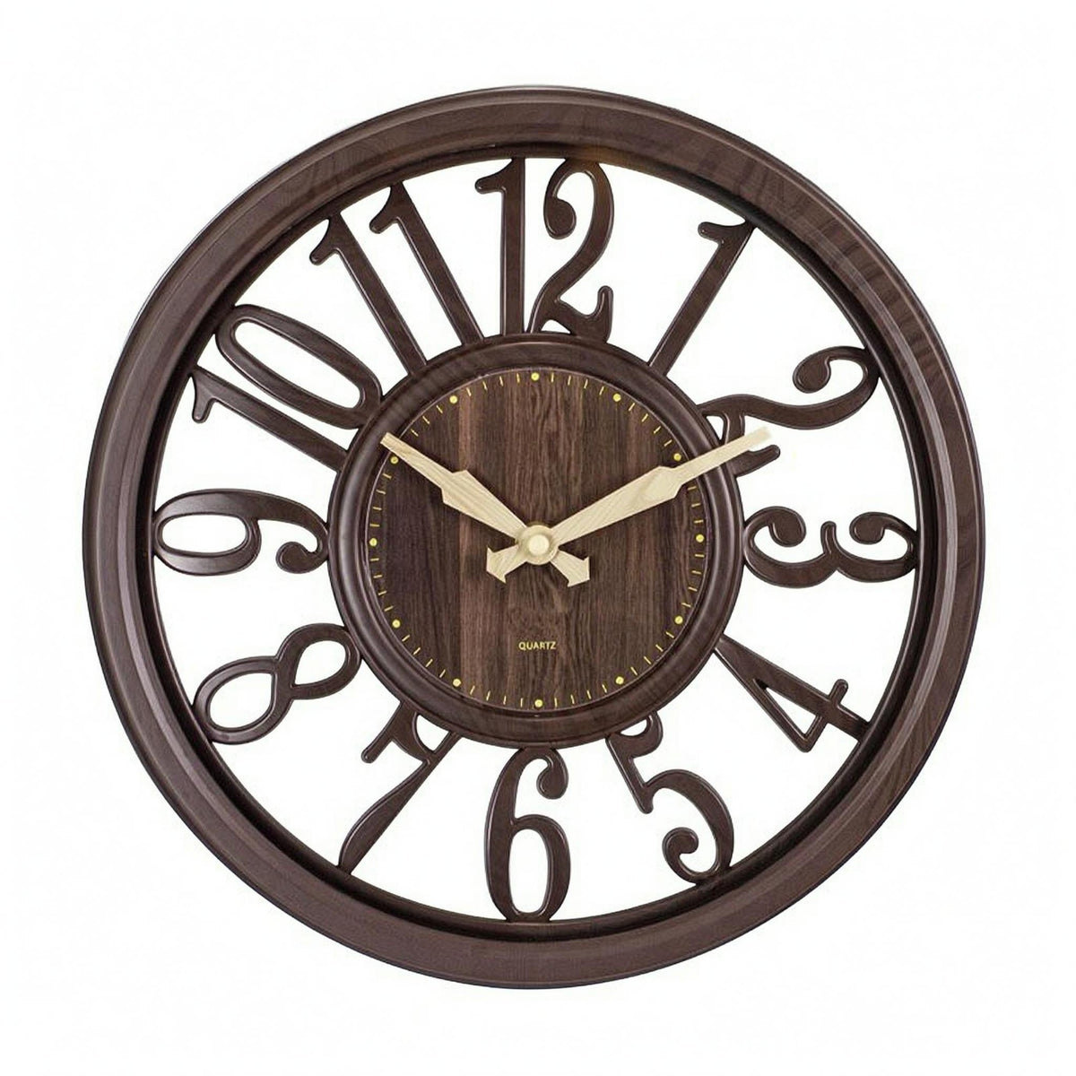 12 Inch Wall Clock Easy to Read Round Wall Clock Decorative