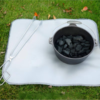 Multi-Use 55 Cm Grilling Tongs Heat Resistant Extra Long Grill Tongs Ergonomic Grip for Picnic, Camping