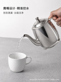 Stainless Steel 304 Thickened Teapot Cold Water Pitcher Coffee Pour-Over Kettle