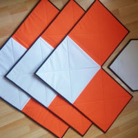 4 Pieces Base Set with Scoring Plate Padded Softball Base Set Baseball Bases Lightweight Throw down Bases Weather-Resistant