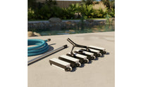 26 Inch Pool Vacuum Head Easy to Use Pool Vacuum Brush Head Smooth Wheels for fishes Pond