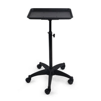 Mobile Salon Tray Stand with Aluminum Tray for Beauty and Nail Care