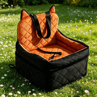 Dog Car Seat Bed Cozy Car Dog Bed Quilted for Dogs