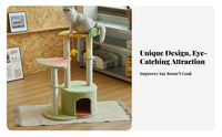 Sturdy Construction Cat Climbing Frame Stable Base Multi-Level Cat Tree Spacious Design for Adult Cats, Kittens, Indoors, Living Room, Home