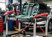 多功能可折叠移动推车工具车 大容量三层加大加宽万向静音工具车