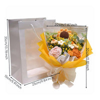 Crochet Sunburst Arrangement Knitted Crochet Flower Arrangement Decorative
