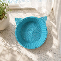 Breathable Feline Nest Year-Round Woven Feline Bed Lightweight for Small Dogs