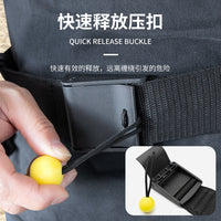 KOETSU Paddleboard Safety Waist Belt with Quick Release and Leash