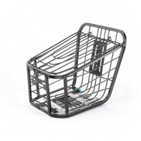 Rear Bike Basket with Cover Metal Cycle Rear Rack Basket Easy to Install Cycle Cargo Carrier for Commuters