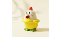 Chicken Stress Toy Cute Chicken Press Toy Funny Easy to Clean for Adults, Office, Desk