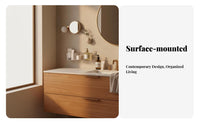 surface-mounted-mountedmountedMounted Toiletry Holder toolno-cost installation Storage Shelf