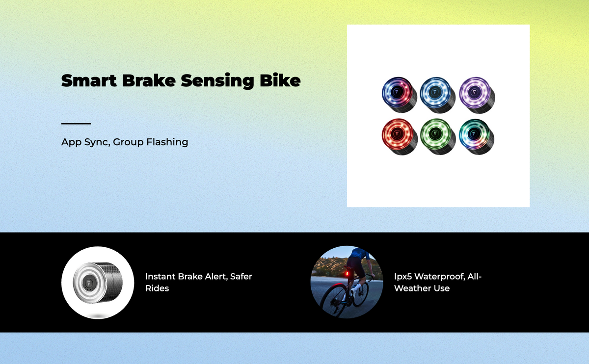 High Lumen Brake Bike Light