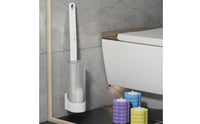 Toilet Wand with Disposable Heads Replaceable Disposable Toilet Bowl Brush Cleaner Hygienic Convenient for Bathroom