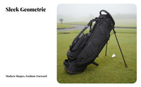 Golf Stand Bag Portable Golf Carry Bag with Stand Triangular Stability Athletic Gear for Golfers, Driving Range