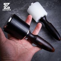 尼龙皮雕锤PA66材质DIY手工皮具工具木柄皮革尼龙捶