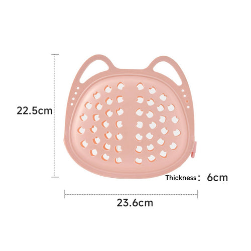Silicone Bra Washing Bag Breathable Silicone Laundry Bag with Zipper Reusable for Women