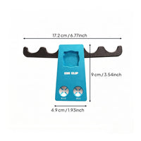 4-Hole Cue Holder Compact Billiard Cue Rack Easy to Use for Pool Hall, Game Room