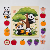 Educational Felt Learning Board Sensory Felt Board Toy Interactive Play Kit Preschool for Toddlers, Preschoolers, Kids, Classroom, Playroom, Nursery