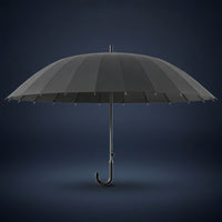 Windproof Umbrella with 24 Ribs Automatic Double-Layer Umbrella Strong Sturdy for Daily Commute, Travel
