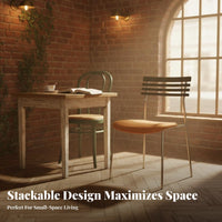 Molded Plywood Chair Light Luxury Seating Furniture Retro design Stackable for Homeowners, Kitchen