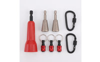 8 Pieces Drill-Powered Wire Twisting Tool Set Efficient Wire Twisting Spinner Labor-Saving Attachment Compact for DIYers, Home Improvement, Workshop
