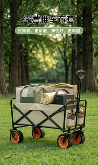 Foldable Camping Cart Storage Bag with Oxford Cloth