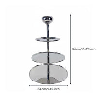 Cake Stand Rust Resistant Cake Stand Space Saving Cupcake Display for Buffet, Party