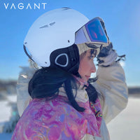 vagant滑雪头盔男女单双板运动户外滑雪装备保暖防撞护具专业雪盔