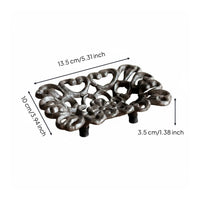 Cast Iron Soap Dish Heavy Duty Washroom Accessory for Washroom, Toilet Room