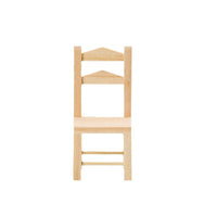 1/12 Dollhouse Miniature Furniture Photography Prop Wooden Chair Model