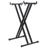Adjustable Height X-Design Keyboard Stand Non-Slip Electronic Keyboard Stand Stable Portable for Stage, Classroom