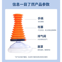 CR2 Anti-Choking Device Portable Mask with Negative Pressure Suction for Throat