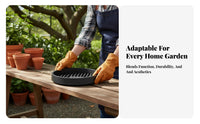 Round Plant Pot water collectment base Promotes Drainage Round Planter Base Breathable Design