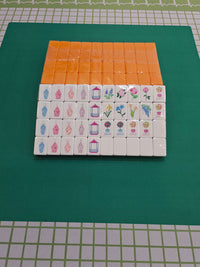 Custom Acrylic American Mahjong Tiles - 4-Layer Set in Dark Green