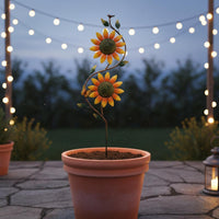 Blossom Wind Ornament Wind Waterproof Metal Blossom Wind Ornament Yard for Lawn