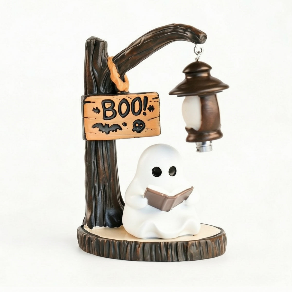 Spirit Figurine with Lantern Tabletop Spirit Figurine Seasonal for Desk