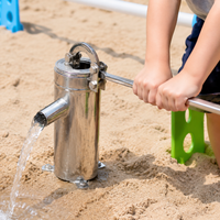 Outdoor Water Play Table, 148 Piece Sand Water Table Toy with Water Wheel, Mobile Water Play Set for Kids 4-6 Years