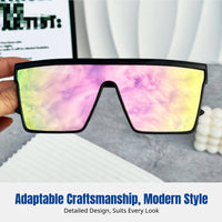 Oversized Grunge Sunglasses, Full Frame, Stylish, Outdoor Cycling, Streetwear