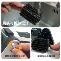 Electric Barbecue Cleaning Brush Stainless Steel Roller Rechargeable Wireless Outdoor Cleaning Brush Grill Brush