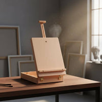 Tabletop Easel with Art and Storage Portable Drawing Kit Easel Space-Saving Storage Drawing Kit for Beginners, Kids, Desk