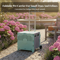 Detachable Pet Stroller Lightweight Wheeled pet compartment Breathable Mesh panels