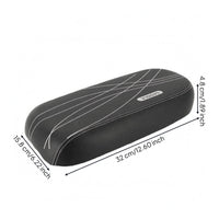 Stitched Rear Bike Seat Cushion Smooth Bike Saddle Cushion Curved Line Graphics Cycle Seat Cover