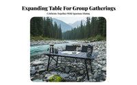 customizable Camp Desk IGT Compatible space-saving Camp Table Foldable for outdoor meal, outdoor enthusiasts