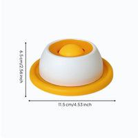 Licking Bowl Anti-Tip Design Pet Slow Feeder Bowl Non-Slip Base Slow Eating Pet Bowl for Kittens