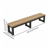 Minimalist Long Bench Multi-Functional Bed End Stool Stable Structure Locker Room Bench for Sauna, Gym, Bedroom