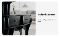Curved Designd End Table Modern & Design Household Furniture Multi-Functional Space-Saving for Apartment Dwellers, Students